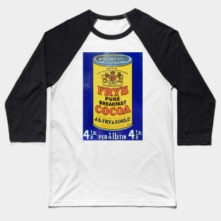 Fry's Pure Breakfast Cocoa Ad Baseball T-Shirt